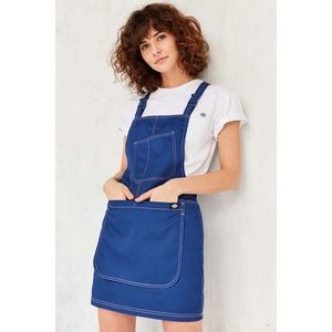Dickies x Urban Outfitters Blue Overall Bib Dress